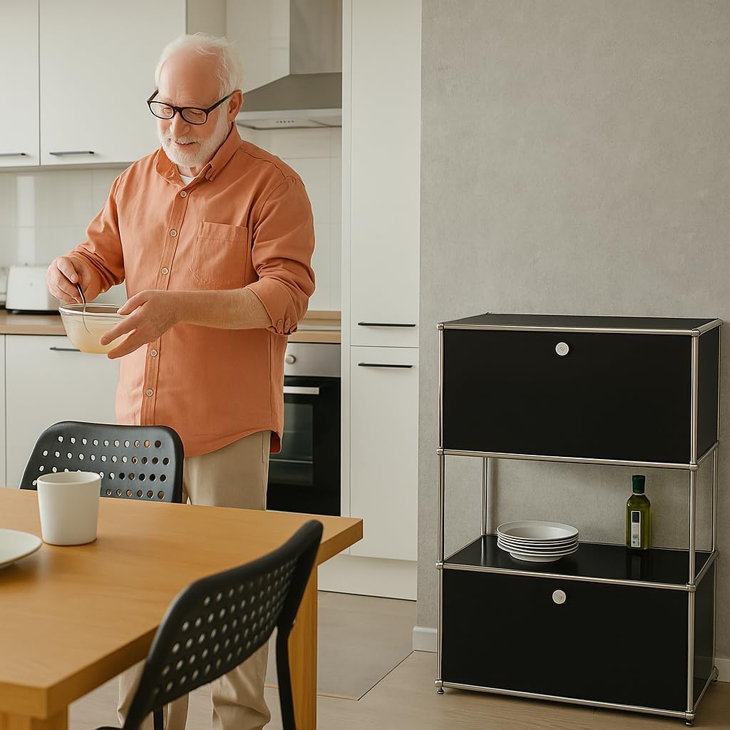 🏠 Clutter, Meet Your Match — This Free-Standing Storage Cabinet Wins! ✨