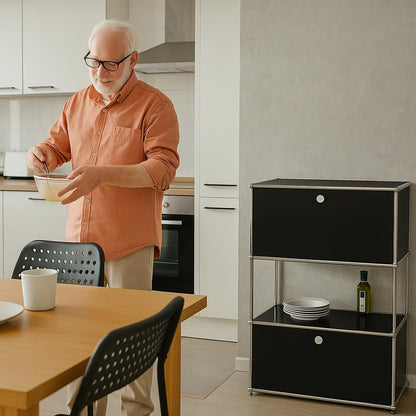 🏠 Clutter, Meet Your Match — This Free-Standing Storage Cabinet Wins! ✨