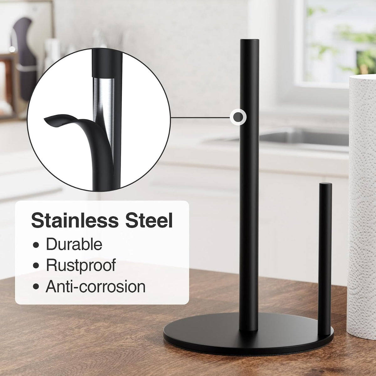 🥄 Stainless Steel One-Handed Dispenser – Press, Pour & Go ☕
