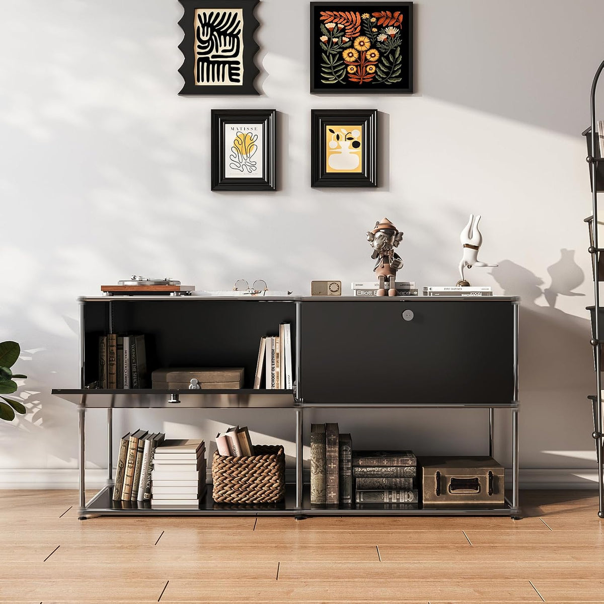 🏠 Clutter, Meet Your Match — This Free-Standing Storage Cabinet Wins! ✨