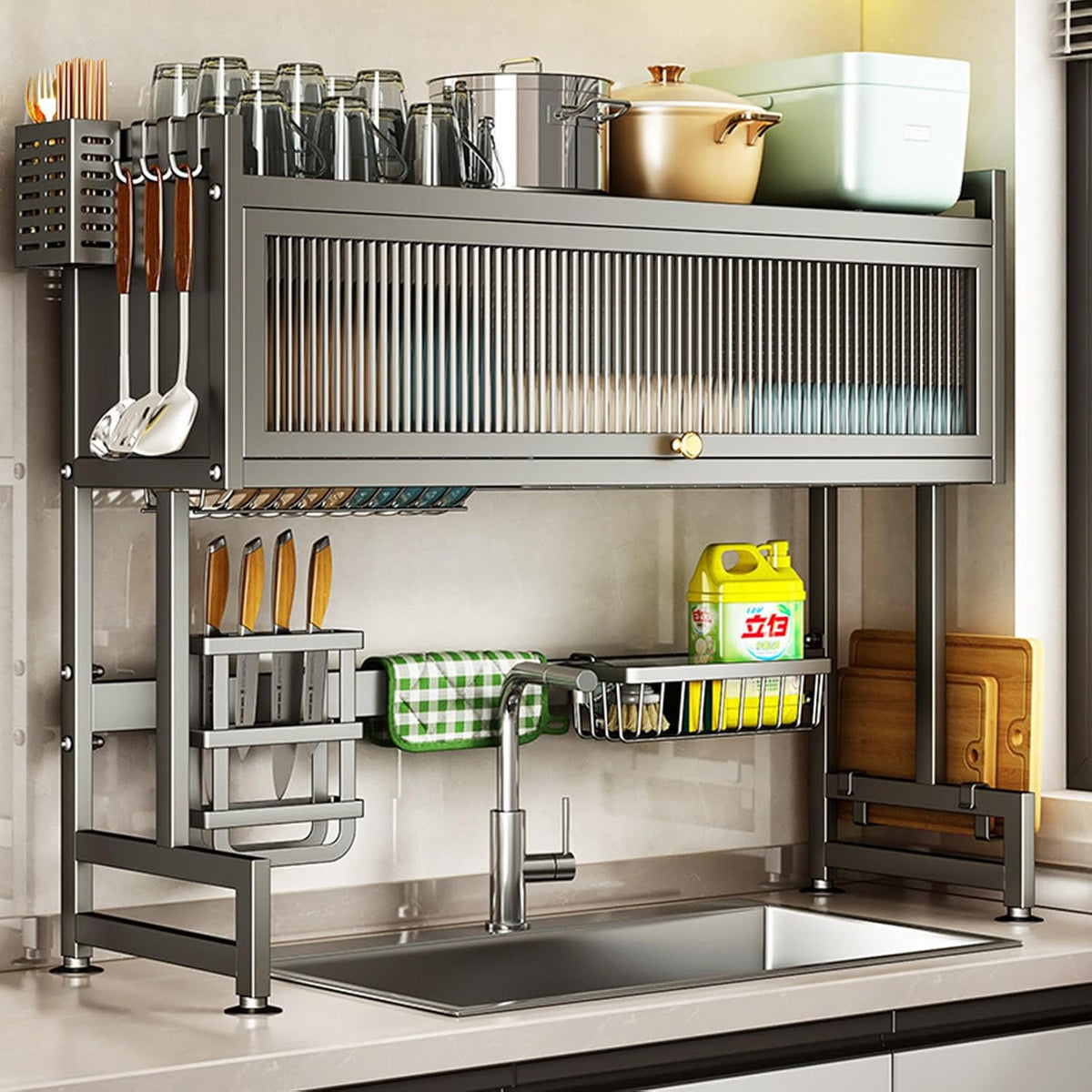 🍽️ Wet Dishes Everywhere? Not Anymore — Meet Your New Sink-Side Hero! ✨